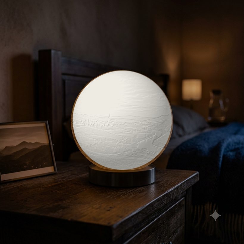 Lámpara luna apagada