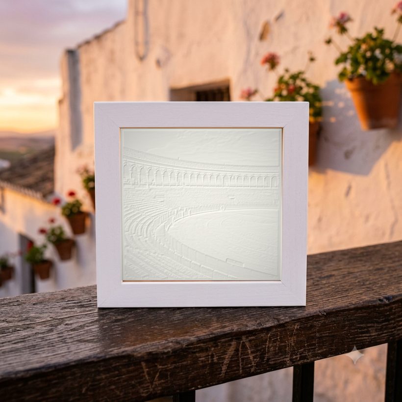 Litofanía de la Plaza de Toros apagada